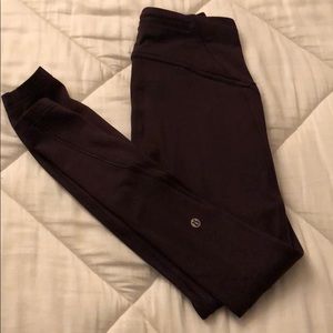 Fleece lined lululemon leggings
